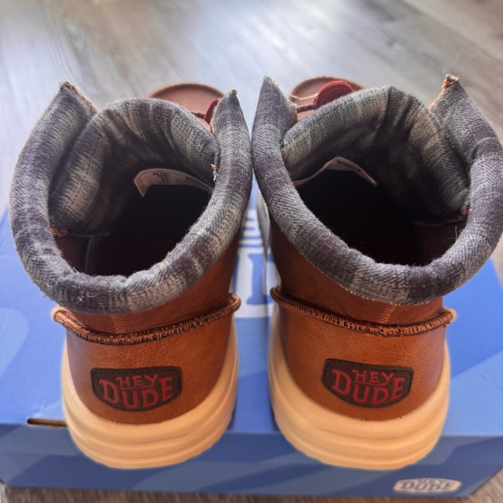 Hey Dude Bradley Classic Boots – Cognac | Men’s Size 10 | NWT - Picture 5 of 8